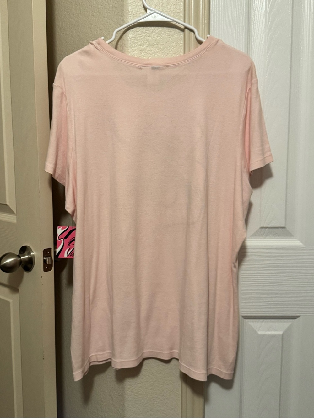 Vixen by Micheline Pitt Light Pink Top - Picture 2 of 4